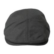 Donkergrijze Newsboy Cap Dolce & Gabbana , Gray , Heren