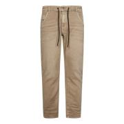 Beige Tapered JoggJeans voor Heren Diesel , Beige , Heren