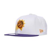 Platte klep pet NBA Phoenix Suns New Era , White , Heren