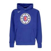 NBA Essential Fleece Hoodie Los Angeles Clippers Nike , Blue , Heren