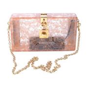 Vrouw Clutch Tas Dolce & Gabbana , Beige , Dames