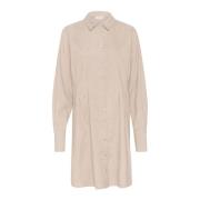 Feminine Shirtjurk Veergrijs Kaffe , Beige , Dames