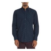 Casual Overhemd met Knopen en Logo Harmont & Blaine , Blue , Heren