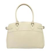 Pre-owned Leather louis-vuitton-bags Louis Vuitton Vintage , White , D...