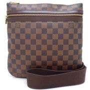 Pre-owned Canvas louis-vuitton-bags Louis Vuitton Vintage , Brown , Da...