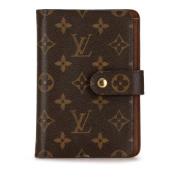 Pre-owned Canvas wallets Louis Vuitton Vintage , Brown , Dames