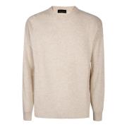 Beige Sweaters voor Mannen Roberto Collina , Beige , Heren