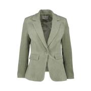 Groene Lamezia Blazer Amélie & Amélie , Green , Dames