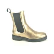 Klassieke Chelsea Boot in Goud Nerogiardini , Yellow , Dames