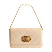 Stijlvolle Crossbody Tas Septimius Twinset , Beige , Dames