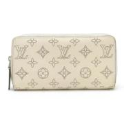 Pre-owned Leather wallets Louis Vuitton Vintage , White , Dames