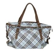 Pre-owned Fabric handbags Burberry Vintage , Blue , Dames