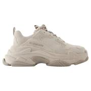 Leather sneakers Balenciaga , Beige , Dames