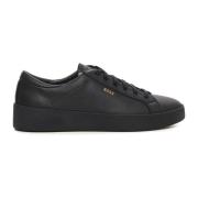 Leren sneakers met veters Boss , Black , Heren