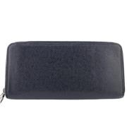 Pre-owned Leather wallets Louis Vuitton Vintage , Black , Unisex