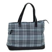 Pre-owned Fabric handbags Burberry Vintage , Blue , Dames