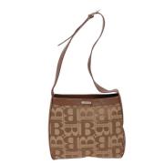 Pre-owned Canvas shoulder-bags Burberry Vintage , Brown , Dames