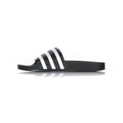 Heren Slippers Zwart/Wit Adidas , Black , Heren