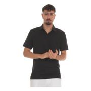 Korte Mouw Polo Shirt Effen Logo Boss , Black , Heren