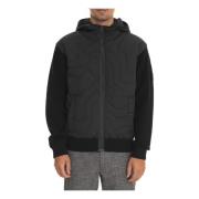 Warme Winter Puffer Jas Boss , Black , Heren