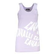 Sleeveless Tops Cavalli Class , Purple , Dames