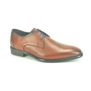 Elegante Cognac Geklede Schoenen Floris van Bommel , Brown , Heren