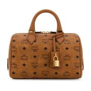 Stijlvolle Ella Boston Handtas MCM , Brown , Dames