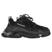 Pre-owned Polyester sneakers Balenciaga Vintage , Black , Dames