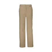 Beige Casual Broek Amélie & Amélie , Beige , Dames