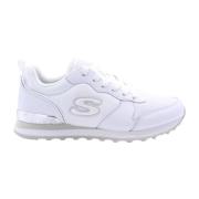 Stijlvolle Sneaker voor Actieve Levensstijl Skechers , White , Dames