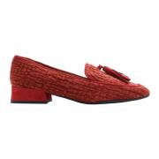 Klassieke Mocassin Schoenen Status , Red , Dames