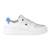 Sportieve Vetersneakers Wit Contrastdetails Tommy Hilfiger , White , H...