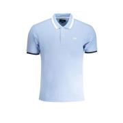 Blauw Katoenen Poloshirt met Korte Mouwen La Martina , Blue , Heren