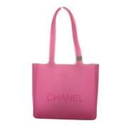 Pre-owned Plastic totes Chanel Vintage , Pink , Dames