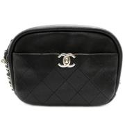 Pre-owned Fabric chanel-bags Chanel Vintage , Black , Dames