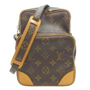 Pre-owned Canvas shoppers Louis Vuitton Vintage , Brown , Dames