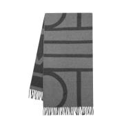 Wool scarves TotêMe , Gray , Dames