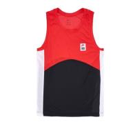 Basketbal Tanktop Starting 5 Rood/Zwart Nike , Multicolor , Heren