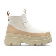 Leren enkellaarzen 'Brisbane' UGG , Beige , Dames