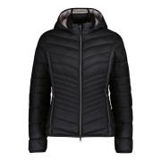 Sporty Quilted Hooded Jacket Betty Barclay , Black , Dames