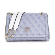 Noelle 4G Logo Schoudertas Guess , Blue , Dames