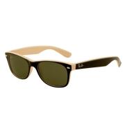 New Wayfarer Zonnebril Groen Beige Ray-Ban , Black , Heren