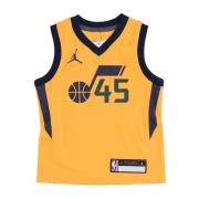 Donovan Mitchell Basketbal Tanktop Jordan , Orange , Heren