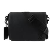 Pre-owned Leather louis-vuitton-bags Louis Vuitton Vintage , Black , D...