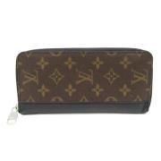 Pre-owned Canvas wallets Louis Vuitton Vintage , Brown , Heren