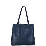 Pre-owned Leather prada-bags Prada Vintage , Blue , Dames