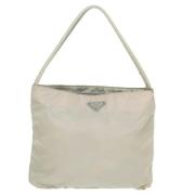 Pre-owned Fabric totes Prada Vintage , White , Dames