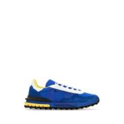 Blauwe Elite Actieve Sneakers Lacoste , Blue , Heren