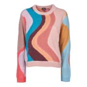 Multicolor Gebreide Trui Ronde Hals PS By Paul Smith , Multicolor , Da...