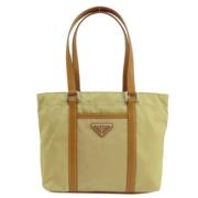 Pre-owned Fabric prada-bags Prada Vintage , Beige , Dames